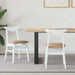 Scaune de dining 2 pcs Alb 42 x 47.5 x 81 cm - WALTI WALTI