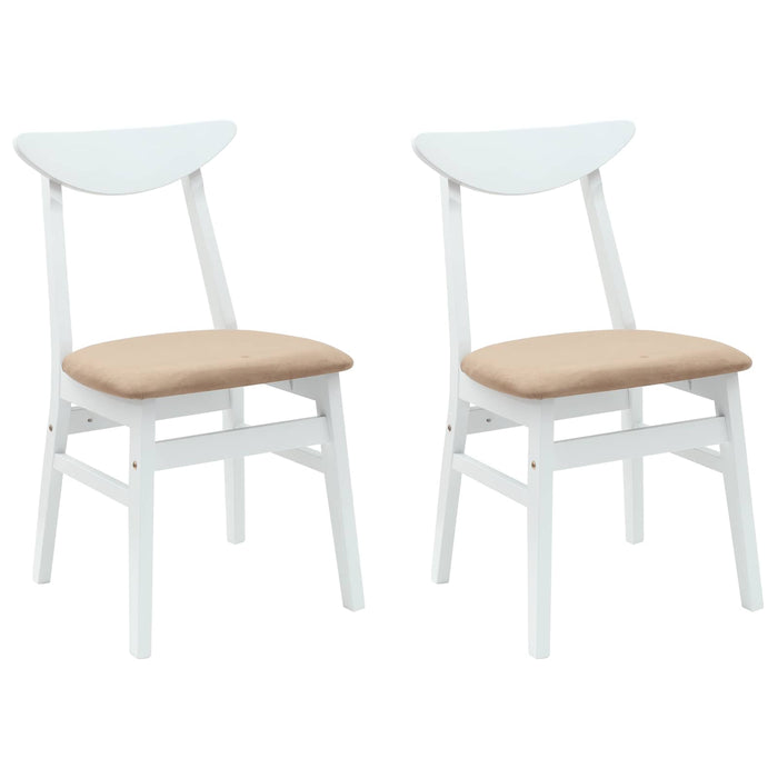 Scaune de dining 2 pcs Alb 42 x 47.5 x 81 cm - WALTI WALTI