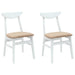 Scaune de dining 2 pcs Alb 42 x 47.5 x 81 cm - WALTI WALTI