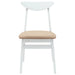 Scaune de dining 2 pcs Alb 42 x 47.5 x 81 cm - WALTI WALTI