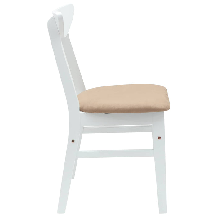Scaune de dining 2 pcs Alb 42 x 47.5 x 81 cm - WALTI WALTI