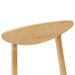 Scaune de dining 2 pcs natural 42 x 47.5 x 81 cm - WALTI WALTI