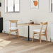 Scaune de dining 2 pcs natural 42 x 47.5 x 81 cm - WALTI WALTI