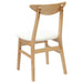 Scaune de dining 2 pcs natural 42 x 47.5 x 81 cm - WALTI WALTI