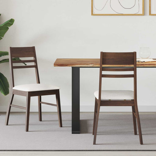 Scaune de dining 2 pcs Maro deschis 43 x 54 x 89 cm - WALTI WALTI
