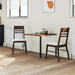 Scaune de dining 2 pcs Maro deschis 43 x 54 x 89 cm - WALTI WALTI