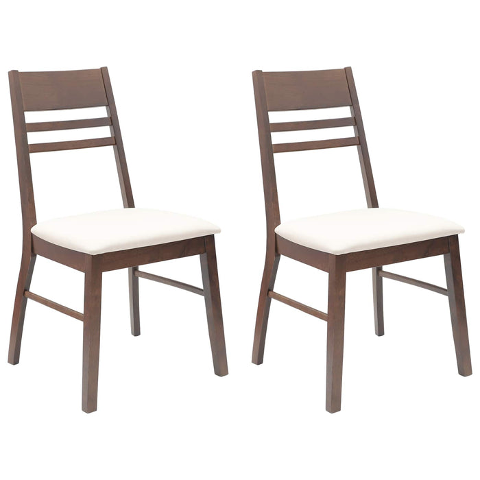 Scaune de dining 2 pcs Maro deschis 43 x 54 x 89 cm - WALTI WALTI