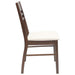 Scaune de dining 2 pcs Maro deschis 43 x 54 x 89 cm - WALTI WALTI