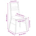 Scaune de dining 2 pcs Maro deschis 43 x 54 x 89 cm - WALTI WALTI