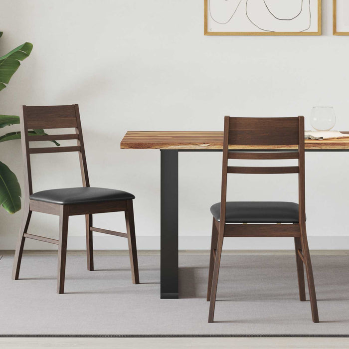 Scaune de dining 2 pcs Maro deschis 43 x 54 x 89 cm - WALTI WALTI