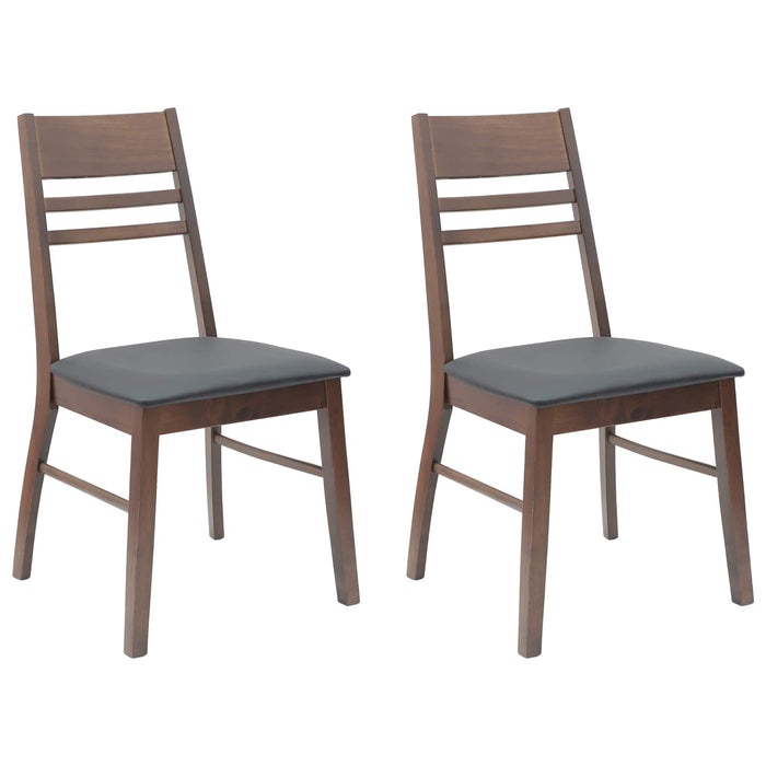 Scaune de dining 2 pcs Maro deschis 43 x 54 x 89 cm - WALTI WALTI