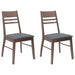 Scaune de dining 2 pcs Maro deschis 43 x 54 x 89 cm - WALTI WALTI