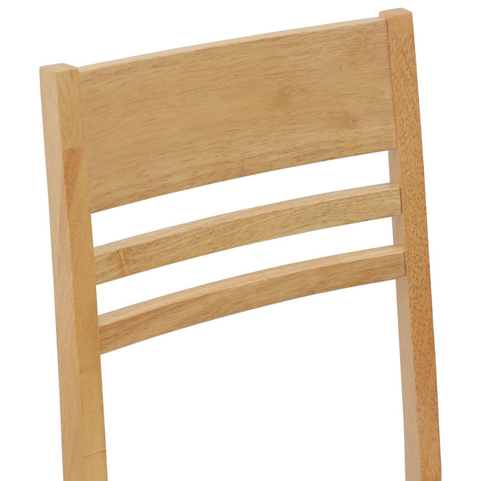 Scaune de dining 2 pcs natural 43 x 54 x 89 cm - WALTI WALTI