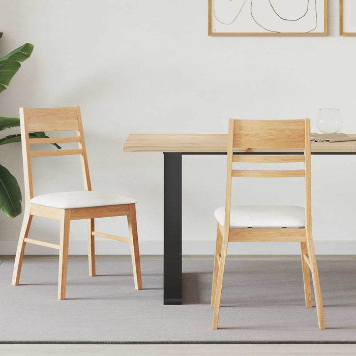 Scaune de dining 2 pcs natural 43 x 54 x 89 cm - WALTI WALTI