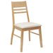 Scaune de dining 2 pcs natural 43 x 54 x 89 cm - WALTI WALTI