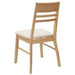 Scaune de dining 2 pcs natural 43 x 54 x 89 cm - WALTI WALTI
