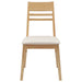 Scaune de dining 2 pcs natural 43 x 54 x 89 cm - WALTI WALTI