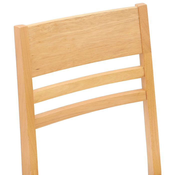 Scaune de dining 2 pcs natural 43 x 54 x 89 cm - WALTI WALTI