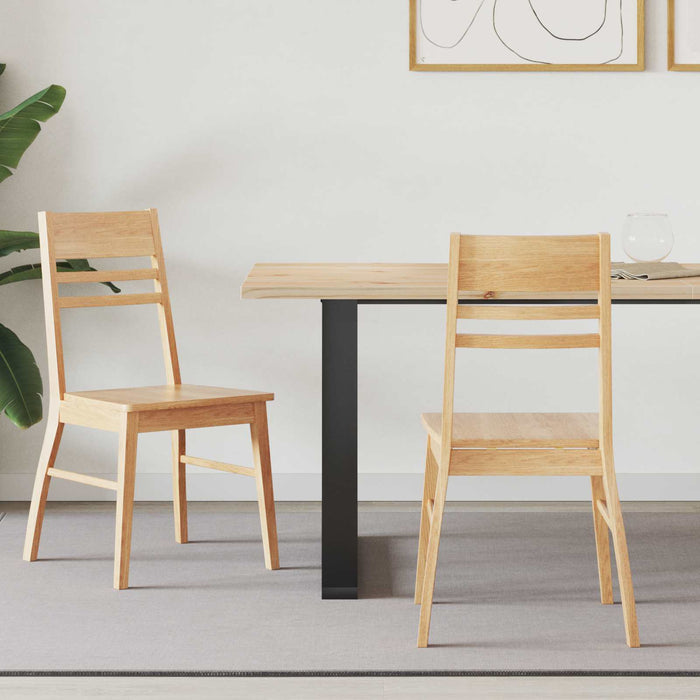 Scaune de dining 2 pcs natural 43 x 54 x 89 cm - WALTI WALTI