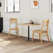 Scaune de dining 2 pcs natural 43 x 54 x 89 cm - WALTI WALTI