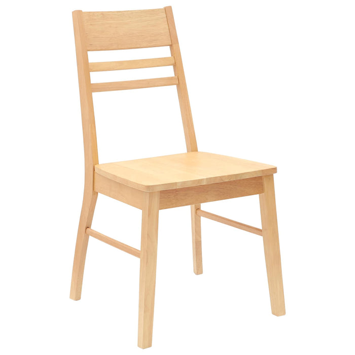 Scaune de dining 2 pcs natural 43 x 54 x 89 cm - WALTI WALTI
