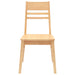 Scaune de dining 2 pcs natural 43 x 54 x 89 cm - WALTI WALTI