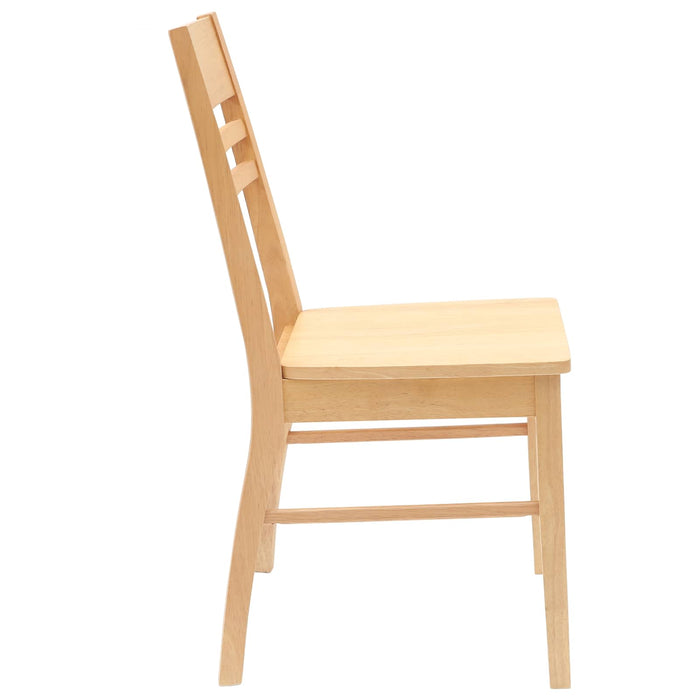 Scaune de dining 2 pcs natural 43 x 54 x 89 cm - WALTI WALTI