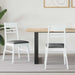Scaune de dining 2 pcs Alb 43 x 54 x 89 cm - WALTI WALTI