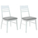 Scaune de dining 2 pcs Alb 43 x 54 x 89 cm - WALTI WALTI