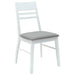 Scaune de dining 2 pcs Alb 43 x 54 x 89 cm - WALTI WALTI
