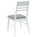 Scaune de dining 2 pcs Alb 43 x 54 x 89 cm - WALTI WALTI