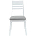 Scaune de dining 2 pcs Alb 43 x 54 x 89 cm - WALTI WALTI