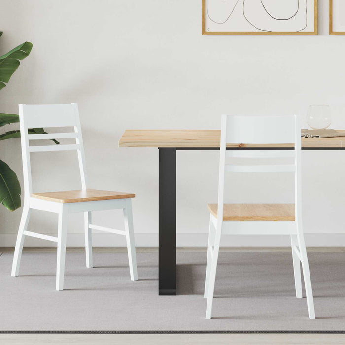 Scaune de dining 2 pcs Alb 43 x 54 x 89 cm - WALTI WALTI