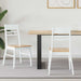 Scaune de dining 2 pcs Alb 43 x 54 x 89 cm - WALTI WALTI