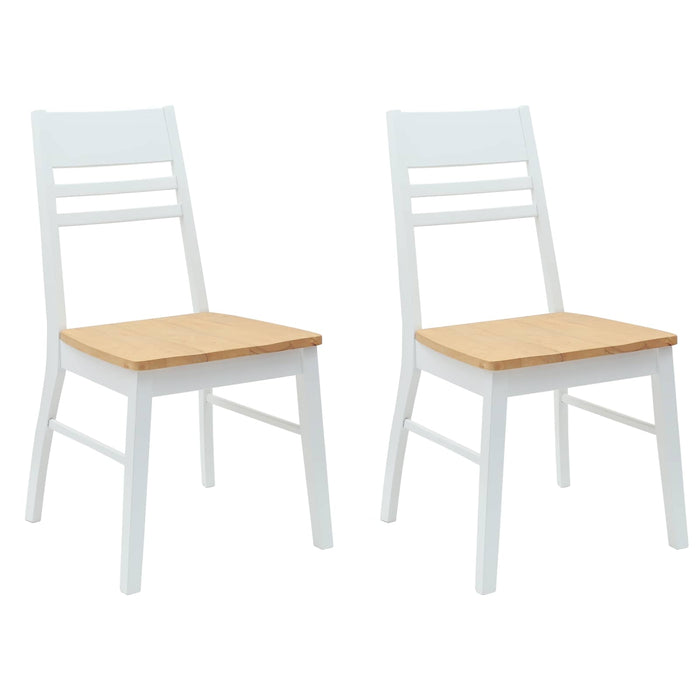 Scaune de dining 2 pcs Alb 43 x 54 x 89 cm - WALTI WALTI