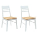 Scaune de dining 2 pcs Alb 43 x 54 x 89 cm - WALTI WALTI