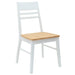 Scaune de dining 2 pcs Alb 43 x 54 x 89 cm - WALTI WALTI