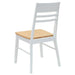 Scaune de dining 2 pcs Alb 43 x 54 x 89 cm - WALTI WALTI