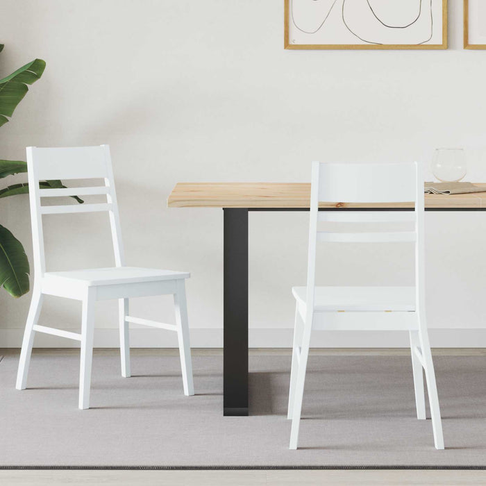 Scaune de dining 2 pcs Alb 43 x 54 x 89 cm - WALTI WALTI