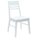 Scaune de dining 2 pcs Alb 43 x 54 x 89 cm - WALTI WALTI