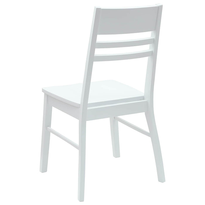 Scaune de dining 2 pcs Alb 43 x 54 x 89 cm - WALTI WALTI