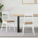 Scaune de dining 2 pcs Alb 43 x 54 x 89 cm - WALTI WALTI