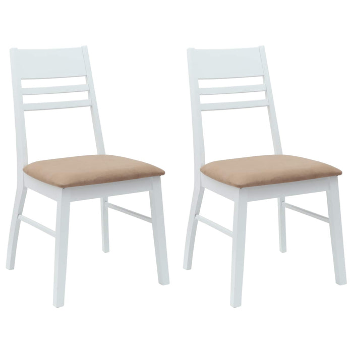 Scaune de dining 2 pcs Alb 43 x 54 x 89 cm - WALTI WALTI