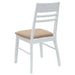 Scaune de dining 2 pcs Alb 43 x 54 x 89 cm - WALTI WALTI