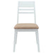 Scaune de dining 2 pcs Alb 43 x 54 x 89 cm - WALTI WALTI