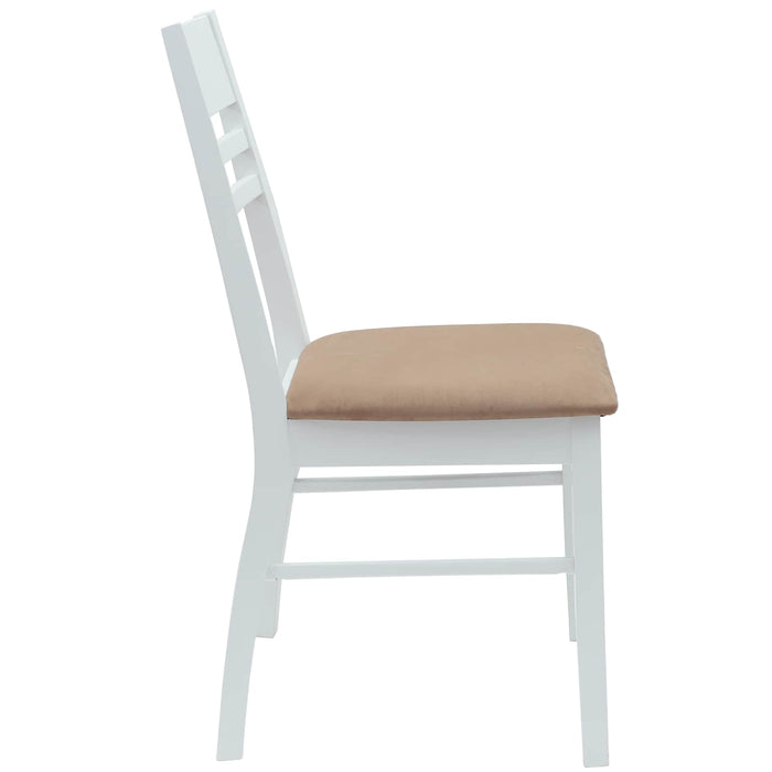 Scaune de dining 2 pcs Alb 43 x 54 x 89 cm - WALTI WALTI