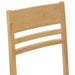 Scaune de dining 2 pcs natural 43 x 54 x 89 cm - WALTI WALTI