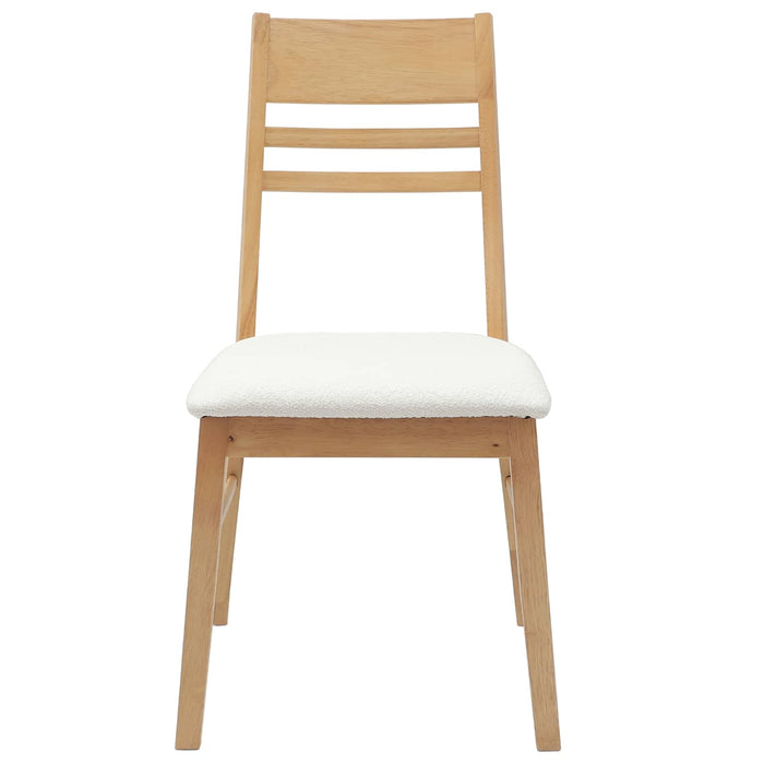 Scaune de dining 2 pcs natural 43 x 54 x 89 cm - WALTI WALTI