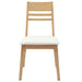Scaune de dining 2 pcs natural 43 x 54 x 89 cm - WALTI WALTI