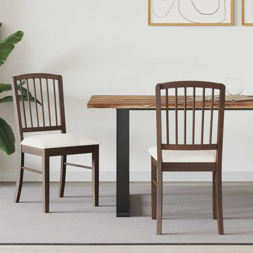 Scaune de dining 2 pcs Maro deschis 50 x 52,5 x 91 cm - WALTI WALTI